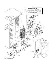 04 - Freezer Section parts for Ge Refrigerator PSI23SCRESV from AppliancePartsPros.com