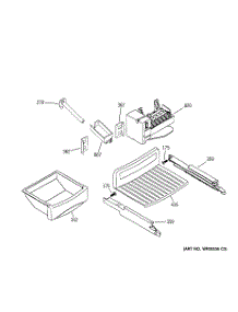 07 - Ice Maker & Dispenser parts for Ge Refrigerator PSI23SCRESV from AppliancePartsPros.com