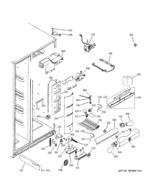 08 - Fresh Food Section parts for Ge Refrigerator PSI23SCRESV from AppliancePartsPros.com