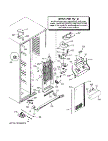 03 - Freezer Section parts for Ge Refrigerator PSC23MGPCCC from AppliancePartsPros.com