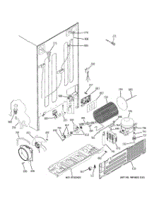 09 - Sealed System & Mother Board parts for Ge Refrigerator PHE25MGTIFWW from AppliancePartsPros.com
