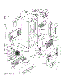 02 - Cabinet parts for Ge Refrigerator PDS22MBSBWW from AppliancePartsPros.com
