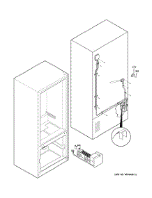 03 - Water System parts for Ge Refrigerator PDS20MBPABB from AppliancePartsPros.com
