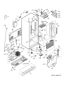 02 - Cabinet parts for Ge Refrigerator PDS22MISACC from AppliancePartsPros.com