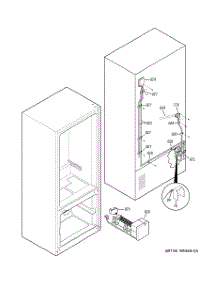 03 - Water System parts for Ge Refrigerator PDS20MCPABB from AppliancePartsPros.com