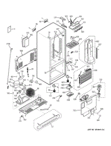 02 - Cabinet parts for Ge Refrigerator PDS22MBSABB from AppliancePartsPros.com