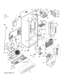02 - Cabinet parts for Ge Refrigerator PDS22MIWACC from AppliancePartsPros.com