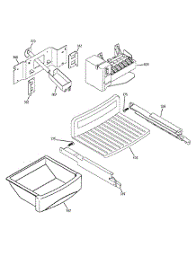 Ice Maker & Dispenser parts for Ge Refrigerator PSS25MCNABB from AppliancePartsPros.com