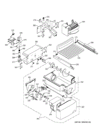 06 - Icemaker & Dispenser parts for Ge Refrigerator PSS27SGMABS from AppliancePartsPros.com