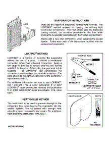 Evaporator Instructions parts for Ge Refrigerator ZFSB25DTBSS from AppliancePartsPros.com