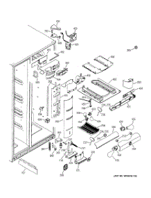 06 - Fresh Food Section parts for Ge Refrigerator PSS25MCMAWW from AppliancePartsPros.com