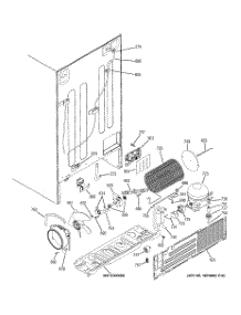 02 - Sealed System & Mother Board parts for Ge Refrigerator PSS23MGTAWW from AppliancePartsPros.com