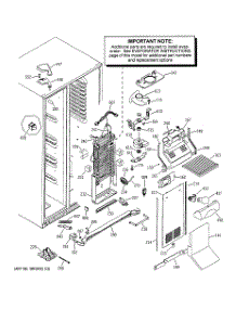 03 - Freezer Section parts for Ge Refrigerator PSS27MGMACC from AppliancePartsPros.com