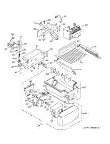 05 - Icemaker & Dispenser parts for Ge Refrigerator PSS25NGMAAA from AppliancePartsPros.com