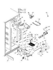 Fresh Food Section parts for Ge Refrigerator PSS25MCNAWW from AppliancePartsPros.com