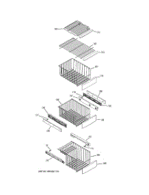 06 - Freezer Shelves parts for Ge Refrigerator PSX29NHXCCBB from AppliancePartsPros.com