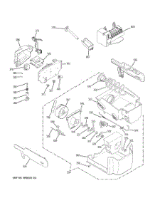 07 - Ice Maker & Dispenser parts for Ge Refrigerator PSCF5TGXCFBB from AppliancePartsPros.com