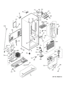 02 - Cabinet parts for Ge Refrigerator PDS22SBSDLSS from AppliancePartsPros.com