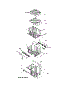 07 - Freezer Shelves parts for Ge Refrigerator ZFSB26DRLSS from AppliancePartsPros.com
