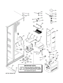 07 - Fresh Food Section parts for Ge Refrigerator PSCF5RGXAFCC from AppliancePartsPros.com