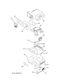 11 - Custom Cool parts for Ge Refrigerator ZFSB26DRKSS from AppliancePartsPros.com