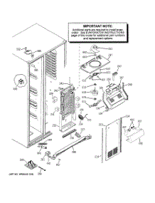 04 - Freezer Section parts for Ge Refrigerator PSHS6VGXCDSS from AppliancePartsPros.com