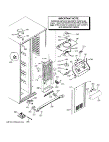 03 - Freezer Section parts for Ge Refrigerator PSSC6KGXCCWW from AppliancePartsPros.com