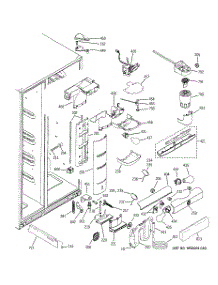 08 - Fresh Food Section parts for Ge Refrigerator PSX29NHXCCSS from AppliancePartsPros.com