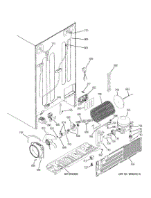 02 - Sealed System & Mother Board parts for Ge Refrigerator PSI23NGWABV from AppliancePartsPros.com