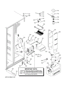 08 - Fresh Food Section parts for Ge Refrigerator PSC25PSWCSS from AppliancePartsPros.com