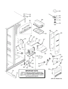 09 - Fresh Food Section parts for Ge Refrigerator ZFSB23DXCSS from AppliancePartsPros.com