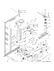 08 - Fresh Food Section parts for Ge Refrigerator PSF26NGWAWW from AppliancePartsPros.com