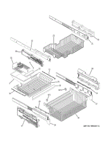 04 - Freezer Shelves parts for Ge Refrigerator PGSS5PJXCSS from AppliancePartsPros.com