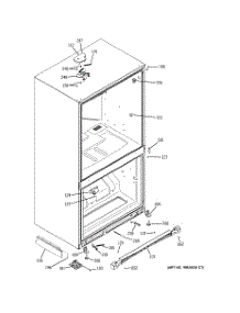 06 - Case Parts parts for Ge Refrigerator PDSE5NBWCJSS from AppliancePartsPros.com