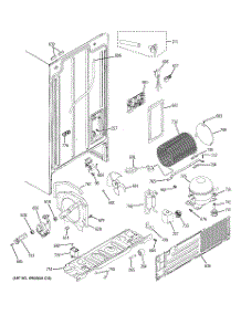 08 - Sealed System & Mother Board parts for Ge Refrigerator GSS25JETHWW from AppliancePartsPros.com