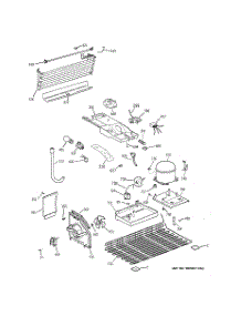 03 - Unit Parts parts for Ge Refrigerator GTS18CCSARBB from AppliancePartsPros.com