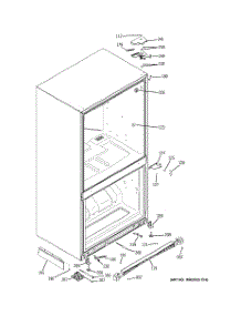 06 - Case Parts parts for Ge Refrigerator PDCE1NBWCDSS from AppliancePartsPros.com