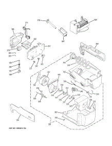 06 - Ice Maker & Dispenser parts for Ge Refrigerator ESHF5MGXBEBB from AppliancePartsPros.com