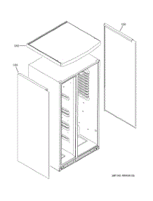 03 - Clad Components parts for Ge Refrigerator PSHW6YGXCDSS from AppliancePartsPros.com
