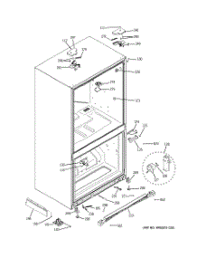 07 - Case Parts parts for Ge Refrigerator PGSS5NFXCSS from AppliancePartsPros.com