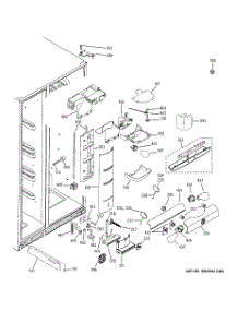 08 - Fresh Food Section parts for Ge Refrigerator PSI23NCRHWV from AppliancePartsPros.com