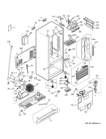02 - Cabinet parts for Ge Refrigerator PDW22SISARSS from AppliancePartsPros.com