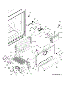 03 - Freezer Section parts for Ge Refrigerator PGCS1NFXCSS from AppliancePartsPros.com