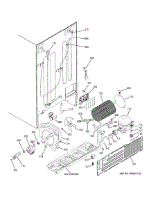 09 - Sealed System & Mother Board parts for Ge Refrigerator GSS23WSTJSS from AppliancePartsPros.com