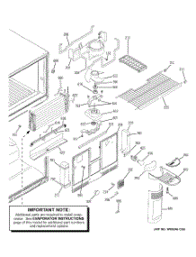 02 - Freezer Section parts for Ge Refrigerator GTS22SBXARSS from AppliancePartsPros.com