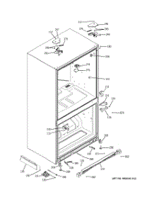 06 - Case Parts parts for Ge Refrigerator PFCE1NJWCDWW from AppliancePartsPros.com