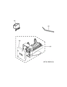 04 - Ice Maker parts for Ge Refrigerator GTS18CCSBRBB from AppliancePartsPros.com