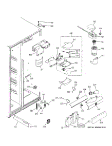 07 - Fresh Food Section parts for Ge Refrigerator ESHS5MGXCESS from AppliancePartsPros.com