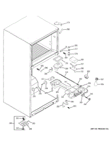 04 - Fresh Food Section parts for Ge Refrigerator GTH18SBXBRSS from AppliancePartsPros.com