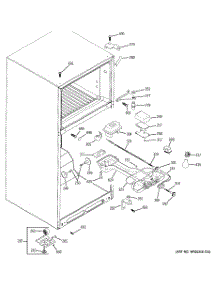 04 - Fresh Food Section parts for Ge Refrigerator GTS18KBPXRWW from AppliancePartsPros.com